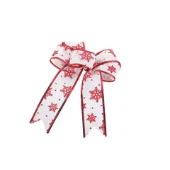 Set 3 Nơ Trang Trí Noel - Hình Hình Phù Hợp Dự Tiệc, Giáng Sinh, Lễ Hội, Vải Cao Cấp, Phụ Kiện Decor Nhà Cửa