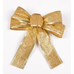 Set 3 Nơ Trang Trí Noel - Hình Hình Phù Hợp Dự Tiệc, Giáng Sinh, Lễ Hội, Vải Cao Cấp, Phụ Kiện Decor Nhà Cửa