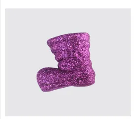 Set 6 Giày Kim Tuyến Trang Trí Noel - Đồ Trang Trí Nhà Cửa Rực Rỡ Lấp Lánh cho Mùa Lễ Hội