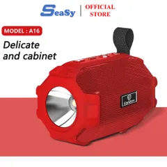 Loa Bluetooth Earldom A16 Tích Hợp Đèn Pin 2 Trong 1 - Âm Thanh Mạnh Mẽ, Thích Hợp Đi Ngoài Trời, Picnic, Tổ Chức Tiệc