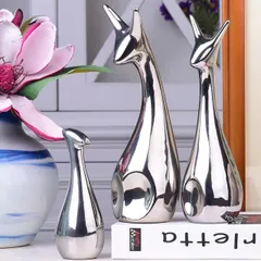 Bộ Tượng Gia Đình Thú Trang Trí Để Bàn - Phụ Kiện Decor Nghệ Thuật Đem Lại May Mắn & Tình Yêu Gia Đình