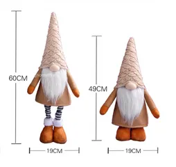 Búp bê thần lùn trang trí Giáng Sinh - Chất liệu vải mềm, điều chỉnh chiều cao tối đa 60cm, quà tặng độc đáo cho mùa Noel