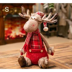 Búp Bê Tuần Lộc Bằng Vải Trang Trí Noel - Décor Giáng Sinh Dễ Thương, Quà Tặng Thú Vị Cho Mùa Lễ Hội