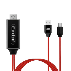 Cáp HDMI Type C Earldom W12 4K cho Android - Kết Nối Tivi, Màn Hình, Máy Chiếu - Chất lượng Hình Ảnh Sống Động
