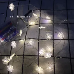 Đèn Led D dây Trang Trí Giáng Sinh - Nhiều Mẫu Ông Già Noel, Người Tuyết, Bí Ngô - Dây Đèn LED Dài Tiện Lợi 1m, 2m, 3m