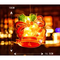 Đèn Treo Tường Trang Trí Giáng Sinh - Đèn Cửa Hình Cây Thông, Người Tuyết, và Các Hình Mẫu Độc Đáo Có Móc Treo, Quà Tặng Lễ Noel