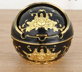 Gạt Tàn Hợp Kim Hoàng Gia Cổ Điển Sang Trọng - Dụng Cụ Trang Trí Phòng Khách Độc Đáo, Bền Đẹp, Nhiều Màu Sắc