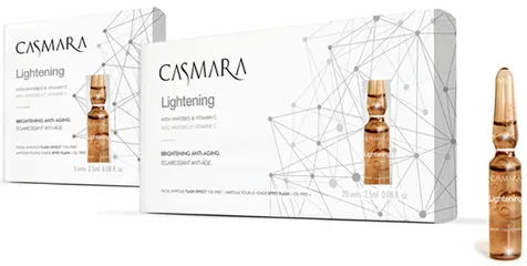 Huyết Thanh Dưỡng Trắng Da Casmara Lightening Ampoule 2.5ml - Serum Làm Sáng Da, Ngăn Ngừa Nám Tàn Nhang, Dưỡng Ẩm Mượt Mà
