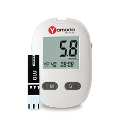 Máy Đo Đường Huyết Yamada Cảm Ứng Thông Minh - Trợ Lý Ảo Hỗ Trợ Tiếng Việt, Que Thử Công Nghệ Cao, Kết Quả Chính Xác
