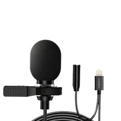 Mic Thu Âm Mini Chân Lightning Earldom E40 - Jack Cắm Tai Nghe, Chất Lượng Âm Thanh Tuyệt Hảo, Dành Cho iPhone và iPad