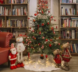 Nơ Trang Trí Cây Thông Noel Đỏ Size Lớn - Chất Liệu Vải Bền Đẹp, Điểm Nhấn Giáng Sinh 26x32cm