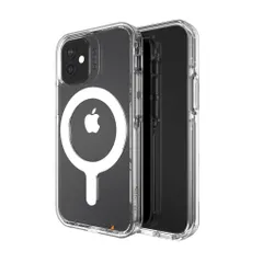 Ốp Lưng Gear4 D3O Crystal Palace Snap Clear 4m cho iPhone - Chất Liệu Cao Cấp, Chống Sốc, Kháng Khuẩn, Hỗ Trợ Sạc Magsafe