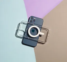 Ốp Lưng Gear4 D3O Crystal Palace Snap Clear 4m cho iPhone - Chất Liệu Cao Cấp, Chống Sốc, Kháng Khuẩn, Hỗ Trợ Sạc Magsafe