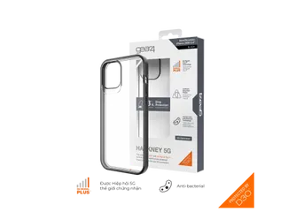 Ốp lưng Gear4 D3O Hackney 5G 4m cho iPhone - Thiết kế mỏng nhẹ, bảo vệ 3 lớp vượt trội, phong cách tối giản, chống sốc hiệu quả.