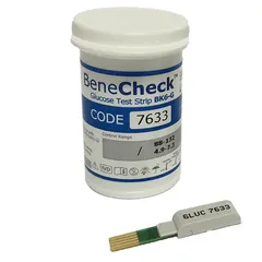 Que Thử Glucose Máy Đo Benecheck 3in1 Hộp 50 Chiếc - Phụ Kiện Đo Đường Huyết Dễ Dùng, Kết Quả Chính Xác Tại Nhà