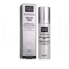 Serum Dưỡng Trẻ Hóa Da Vùng Cổ Martiderm Platinum Neck Line Correct - Chống Nếp Nhăn, Nâng Cơ, Giảm Chảy Xệ, Đem Lại Da Săn Chắc, Mịn Màng 50ml