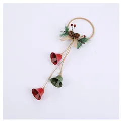 Set 2 Vòng Chuông Lục Lạc Trang Trí Noel Vintage - Thiết Kế Độc Đáo Cho Ngày Lễ Hội Giáng Sinh