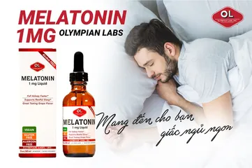 Siro hỗ trợ giấc ngủ Olympian Labs 60ml - Cải thiện giấc ngủ sâu và chất lượng dành cho người lớn và người cao tuổi