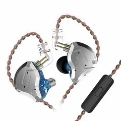Tai nghe nhét trong KZ ZS10 Pro có mic - Chống ồn tốt, âm thanh sống động, thiết kế kim loại cao cấp, phù hợp cho người yêu âm nhạc.