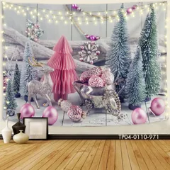 Tranh Vải In 3D Treo Tường Trang Trí Nghệ Thuật Chủ Đề Noel - Hình Ảnh Sắc Nét, Chất Liệu Cao Cấp, Phù Hợp Mọi Không Gian
