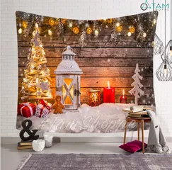 Tranh Vải In 3D Treo Tường Trang Trí Nghệ Thuật Chủ Đề Noel - Hình Ảnh Sắc Nét, Chất Liệu Cao Cấp, Phù Hợp Mọi Không Gian