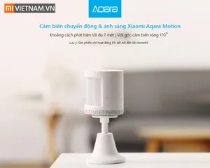 Cảm Biến Chuyển Động và Ánh Sáng Xiaomi Aqara - Thiết Bị Thông Minh Điều Khiển Đèn Tự Động, Kết Nối Zigbee, Độ Phủ 7m