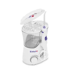 Máy tăm nước B.Well Swiss WI-922 với 7 đầu phun và 10 mức độ điều chỉnh, hỗ trợ vệ sinh răng miệng cho cả gia đình, dễ sử dụng.