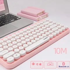 Bàn Phím Mini Không Dây Giả Cơ Ajazz 308i - Phong Cách Cổ Điển, 84 Phím, Thiết Kế Độc Đáo Nhiều Màu Sắc