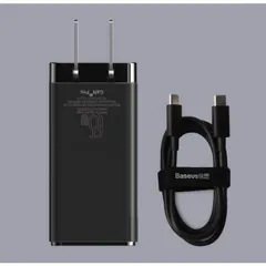 Bộ củ và cáp sạc nhanh Baseus GaN2 Pro QC 65W - Sạc đồng thời 3 thiết bị, công nghệ sạc Quick Charger, tương thích nhiều loại điện thoại