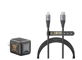 Bộ Sạc Anker Onepiece A2633 20W kèm Cáp Lightning MFi 1.2m - Sạc Nhanh Cho iPhone và Nintendo Switch