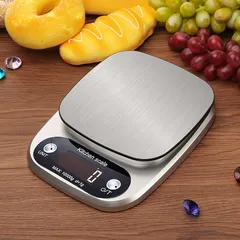 Cân Tiểu Ly Mini Kitchen Scale Điện Tử 1g - 10kg - Cân Chính Xác Cho Làm Bánh và Nấu Ăn Thực Phẩm Tại Nhà