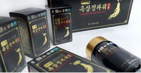 Cao Hắc Sâm Hàn Quốc Cô Đặc Hộp 4 Lọ - Thực Phẩm Bảo Vệ Sức Khỏe, Tăng Cường Miễn Dịch và Phục Hồi Năng Lượng