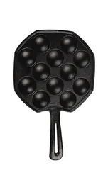 Chảo Nướng Bánh Takoyaki Không Dính 12 Lỗ - Dụng Cụ Làm Bánh Nhật Bản Bằng Hợp Kim Chất Lượng Cao
