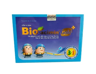 Cốm vi sinh Bio-acimin Gold+ cho bé - Hỗ trợ tiêu hóa khỏe mạnh, tăng cường sức đề kháng và giúp trẻ ăn ngon miệng hơn, 30 gói/hộp