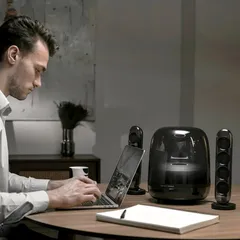 Loa Bluetooth Harman Kardon Soundsticks 4 - Âm thanh chất lượng cao với thiết kế đẹp, kết nối dễ dàng qua Bluetooth và AUX 3.5mm