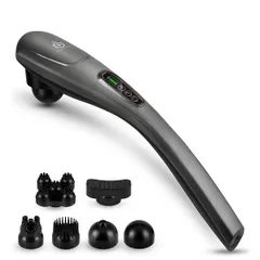 Máy massage cầm tay đa năng KINGTECH KT-1768 - Thiết bị chăm sóc sức khỏe, 6 đầu massage, relief nhức mỏi hiệu quả tại nhà