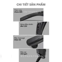 Máy Massage Cầm Tay Không Dây Moico YT-1708 - Thiết Kế Hiện Đại, 6 Đầu Massage Chuyên Dụng, Giảm Đau Nhức Hiệu Quả