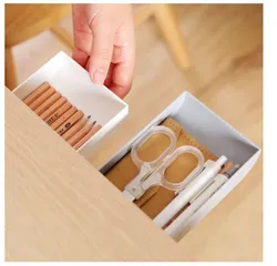 Ngăn Kéo Mini Dán Dưới Bàn Học - Tiện Lợi Để Đồ Đạc Gọn Gàng, 22.3x3.5cm, Chất Liệu Nhựa Bền Bỉ, Thiết Kế Thông Minh