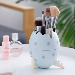 Ống Nhựa Đựng Bút Hình Trứng Khủng Long Dễ Thương - Đồ Dùng Học Tập Màu Xanh Hồng Cho Bé Gọn Gàng Hơn