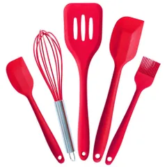 Bộ 5 Dụng Cụ Làm Bánh Silicone Cao Cấp - Chịu Nhiệt 40-230 Độ, Dễ Dàng Sử Dụng và Lau Chùi, Sản Phẩm Nhà Bếp Tiện Lợi