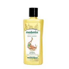 Sữa tắm Medimix nghệ & dầu Argan 300ml - Tẩy tế bào chết, làm sáng da, giảm vết thâm, an toàn cho mọi loại da, không chứa hóa chất độc hại.