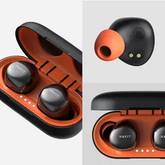 Tai Nghe Cảm Ứng True Wireless HAVIT TW951 - Thiết Kế Nhẹ, Kết Nối Bluetooth 5.1, Âm Thanh HD, Thời Gian Sử Dụng 15 Giờ