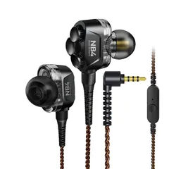 Tai nghe Plextone NB4 có mic - Tai nghe dây cắm AUX 3.5mm với dual driver âm thanh rõ nét, hoàn hảo cho game thủ và người yêu âm nhạc.