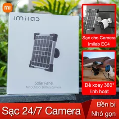 Tấm Năng Lượng Mặt Trời IMILAB IPC031 Cho Camera EC4 - Giải Pháp Sạc 24/7 Cho Hệ Thống An Ninh Thông Minh