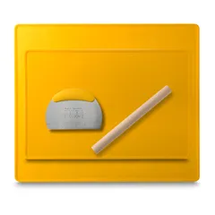 Thảm Silicone Chống Dính Nhào Bột Làm Bánh và Cắt Bột - Bộ 3 Món Cao Cấp, Chịu Nhiệt, Dễ Vệ Sinh, Kích Thước 40x60cm