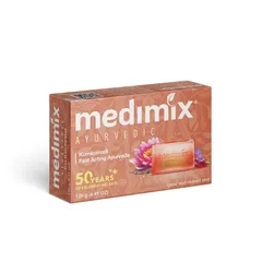 Xà Phòng Medimix Kumkumadi Nghệ Tây Saffron - Dưỡng Da Sáng Mịn, Giảm Mụn, Làm Liền Sẹo 125g