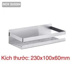 Kệ Đựng Gia Vị Inox Dán Tường Hobby KGVD Chống Gỉ Sét - Giải Pháp Tổ Chức Nhà Bếp Thông Minh và Tiện Lợi