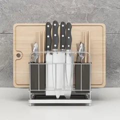 Kệ Đựng Đũa Thớt Đa Năng Hobby KDMT2 Với Khay Hứng Nước - Tiện Lợi Cho Nhà Bếp Gọn Gàng