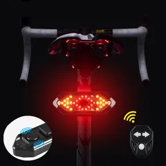 Đèn xi nhan xe đạp West Biking FY-1820 điều khiển từ xa, chống thấm nước, có còi, thiết kế hiện đại cho xe đạp thể thao và trẻ em.