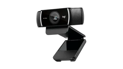 Webcam Logitech C922 Pro HD với mic kép - Học trực tuyến, Hội họp và Livestream chất lượng 1080p/30fps, tương thích Windows và MacOS